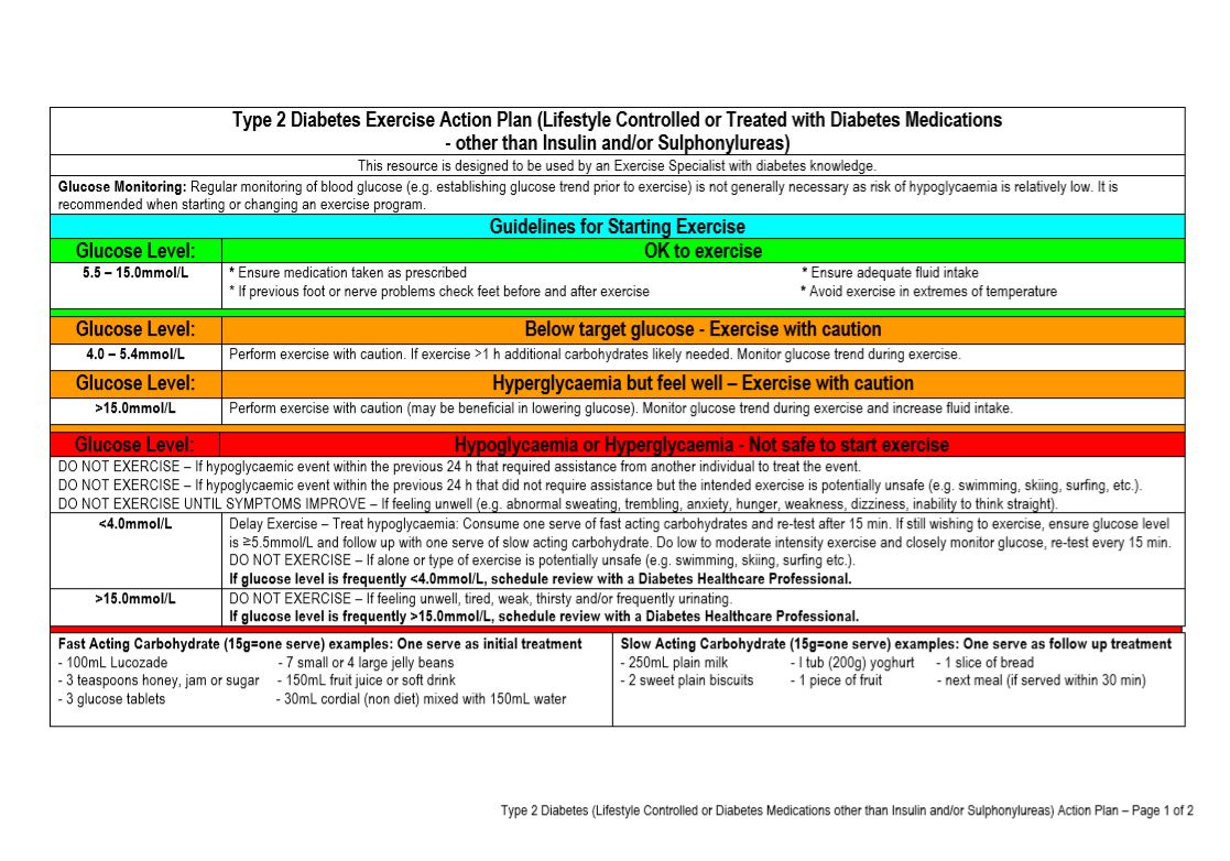 Action plan type 2