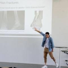 Nicholas Green presenting