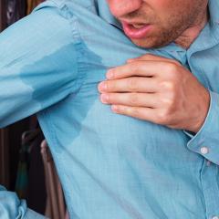 under arm sweat